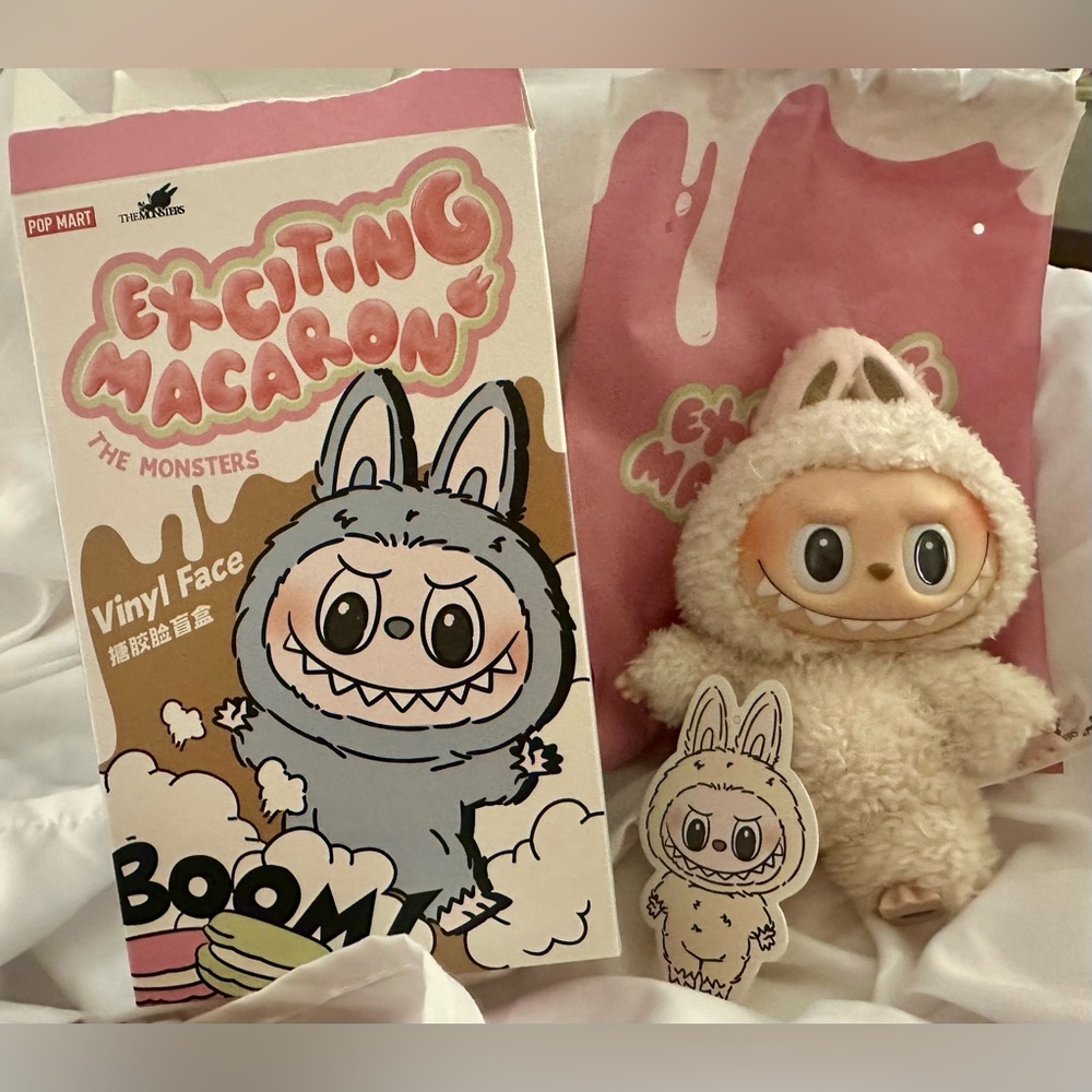 🤎🤎New Box Opened Authentic Pop Mart Soymilk Labubu Exciting Macaron🤎🤎
